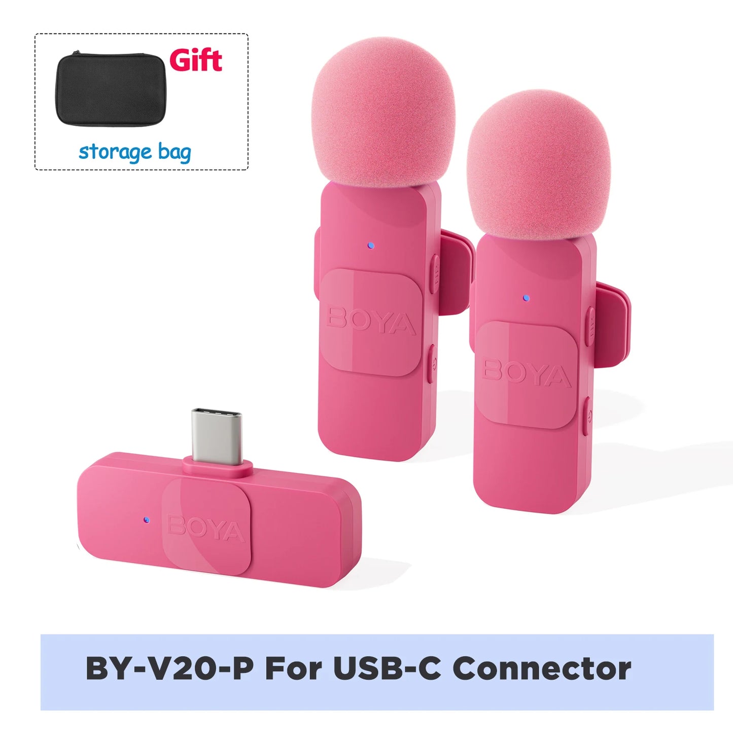 BOYA BY-V Pro: Wireless Mini Lavalier Mic