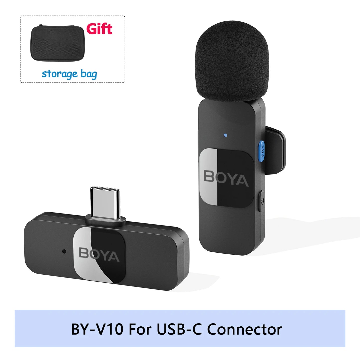 BOYA BY-V Pro: Wireless Mini Lavalier Mic