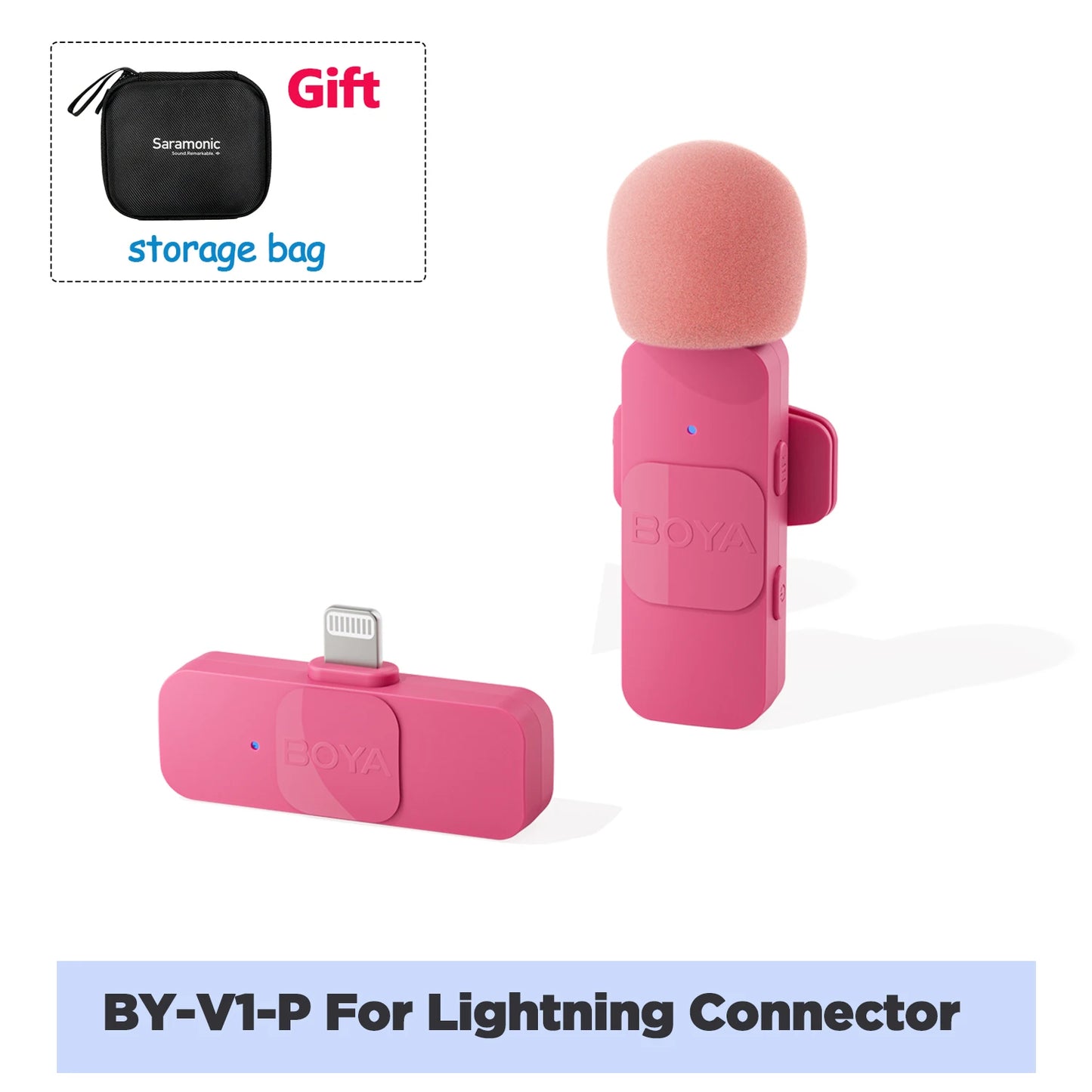 BOYA BY-V Pro: Wireless Mini Lavalier Mic