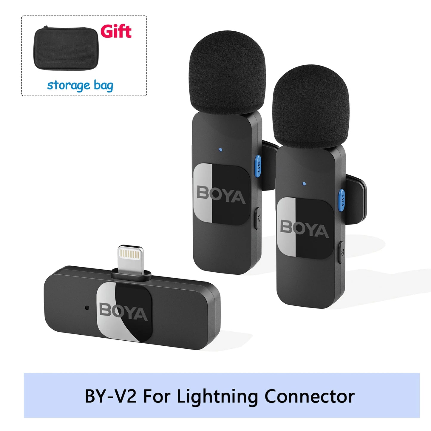 BOYA BY-V Pro: Wireless Mini Lavalier Mic
