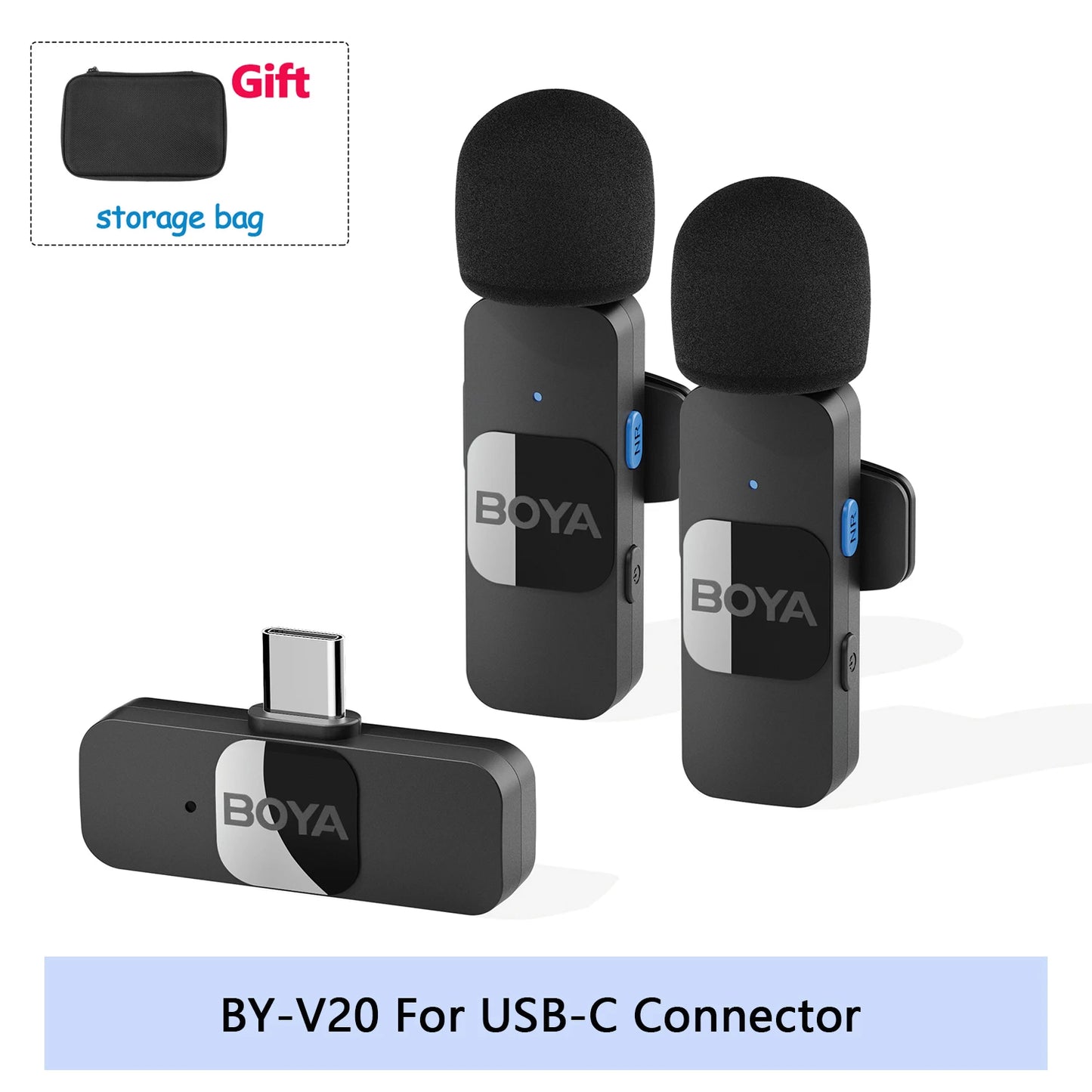 BOYA BY-V Pro: Wireless Mini Lavalier Mic