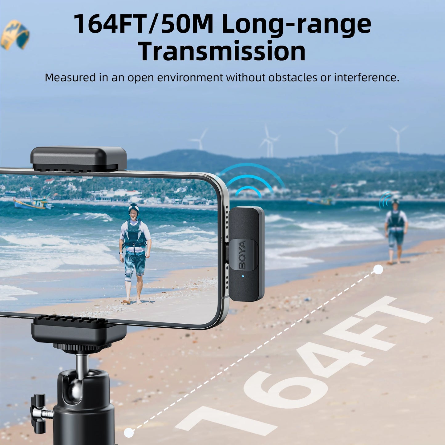 BOYA BY-V Pro: Wireless Mini Lavalier Mic
