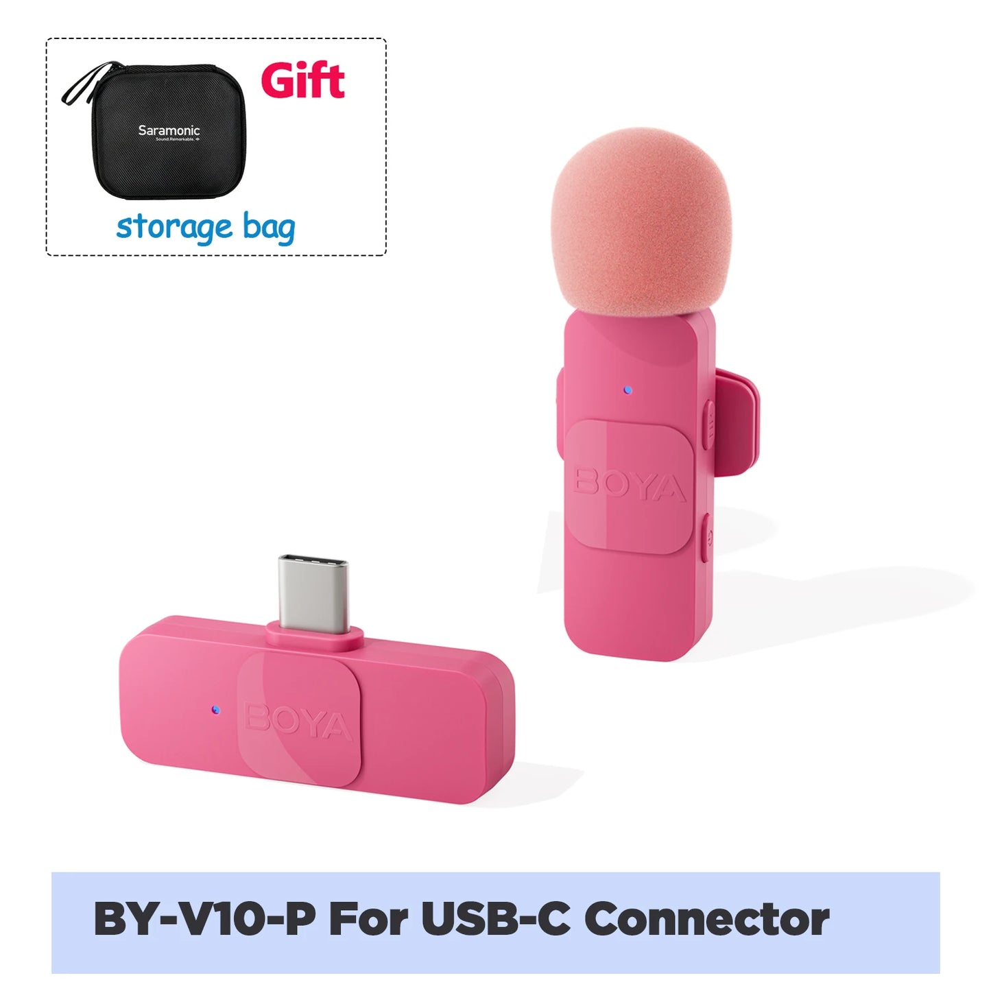 BOYA BY-V Pro: Wireless Mini Lavalier Mic